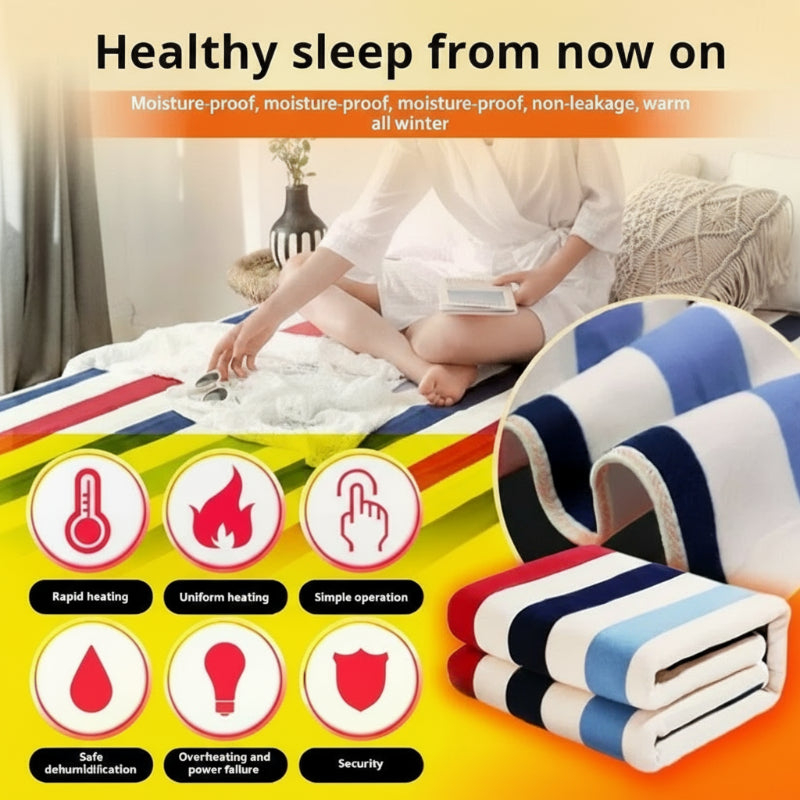 Electric Heated Blanket – Fast, Safe & Cosy Warmth for Better Sleep