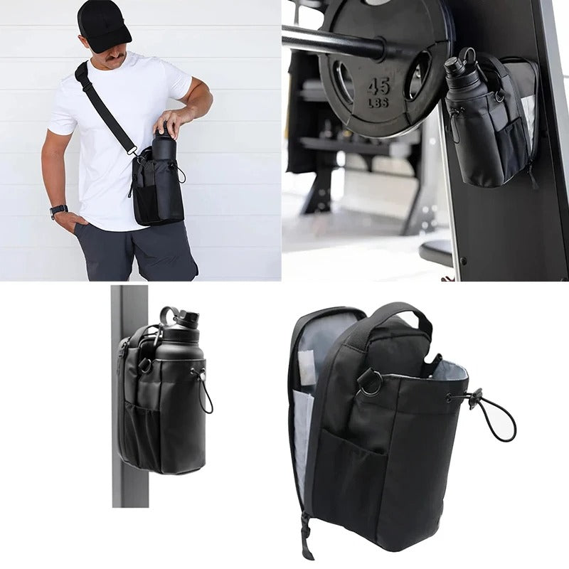 Magnetic Water Bottle Bag | Hands-Free Bottle Holder for Active Living