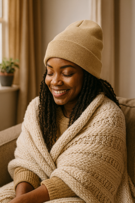 Satin-Lined Winter Hat | Frizz-Free Warmth & Hair Protection