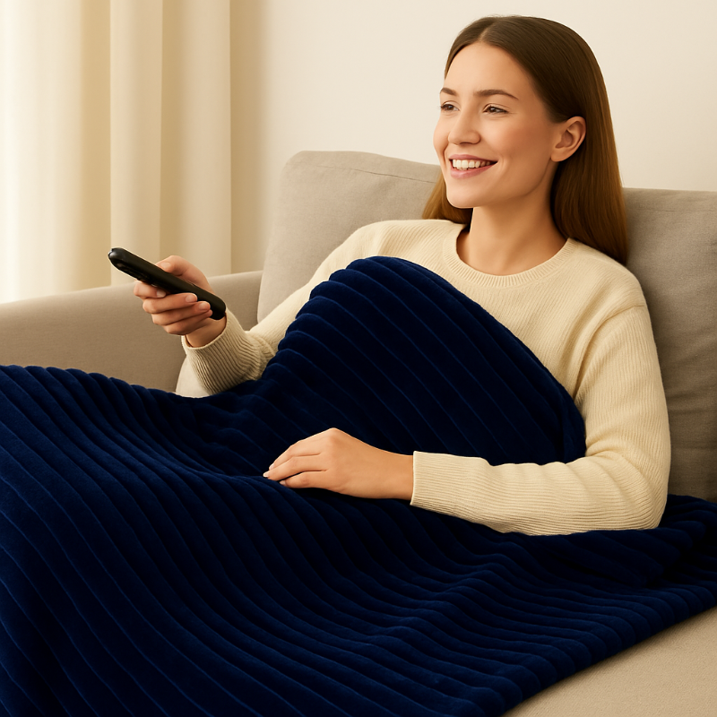 Wrap yourself in softness with our striped flannel fleece blanket — warm, lightweight, and stylish. Perfect for your bed, sofa, or as a thoughtful gift.