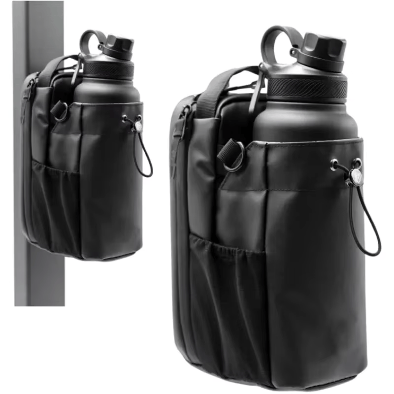 hands-free bottle holder bag with strong magnetic design