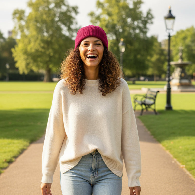 Satin-Lined Winter Hat | Frizz-Free Warmth & Hair Protection