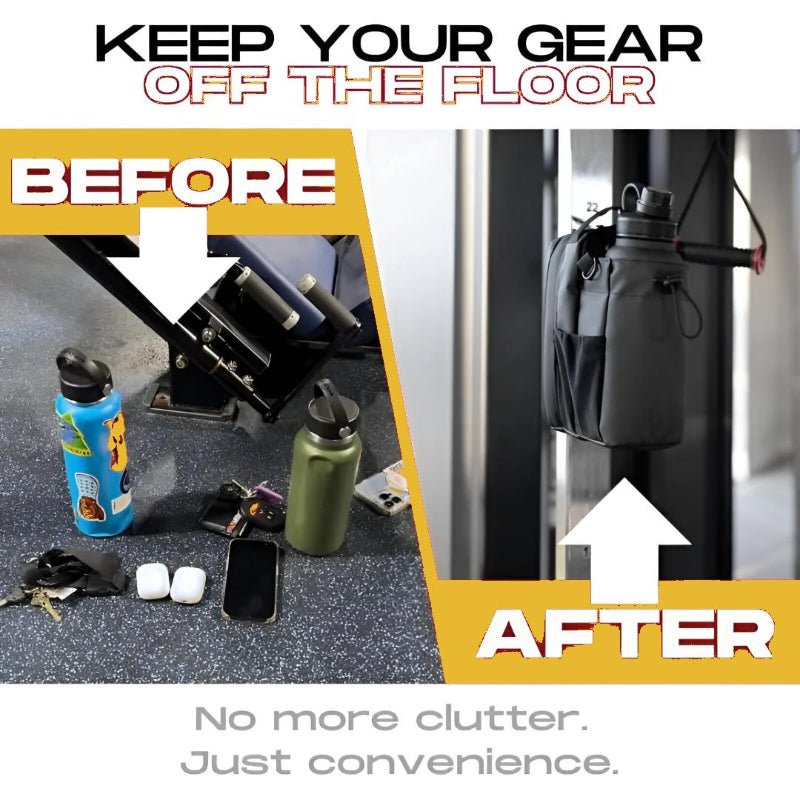 Magnetic Water Bottle Bag | Hands-Free Bottle Holder for Active Living